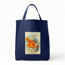 The White Rabbit Full Color Tote Bag