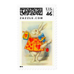 The White Rabbit Full Color Postage Stamps