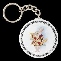 The White Rabbit  Keychain keychains