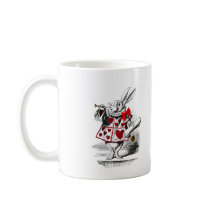 The White Rabbit mugs by SinisterWear The White Rabbit mugs