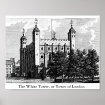 The White Tower, or Tower of London Print