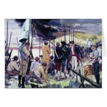 The Whites of Their Eyes by Ken Riley Greeting Cards