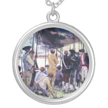 The Whites of Their Eyes by Ken Riley Pendant
