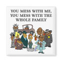 The Whole Family magnets