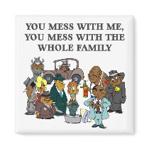 The Whole Family magnets