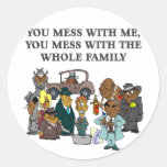 The Whole Family Stickers