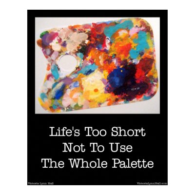"The Whole Palette" Print by Victoreeah