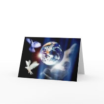 The Whole World In His Hands Greeting Card by ScenicEarthStudios The Whole World In His Hands Greeting Card