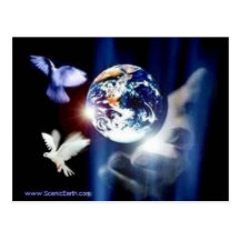 The Whole World In His Hands Post Card