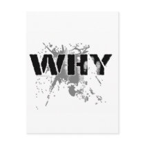 The WHY Question postcards