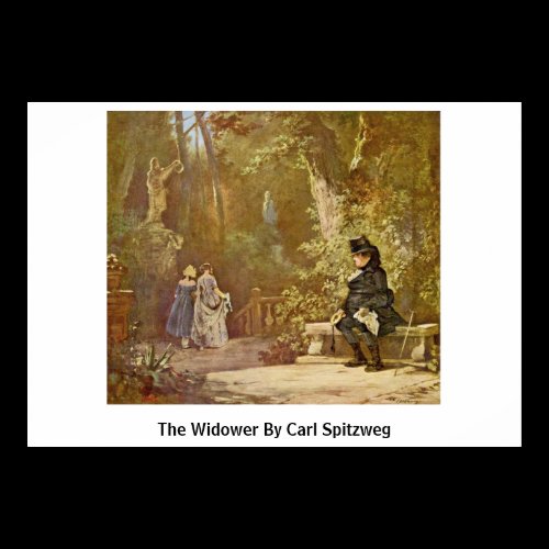 The Widower By Carl Spitzweg Poster
