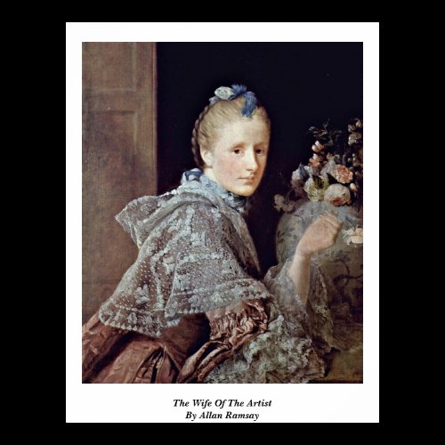 The Wife Of The Artist By Allan Ramsay Posters