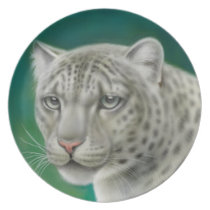 The Wild Snow Leopard Plate