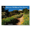 The Wilderness Shall Bloom Isaiah 35:1 posters