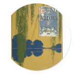 The Wind in the Willows Round Sticker