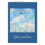 "The Wind in the Willows" verse on Painting Greeting Card