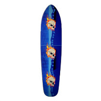 The wind skull skate board skateboards
