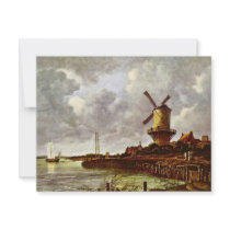 The Windmill At Wijk Bij Duurstede [1]. By Jacob I Personalized Invites