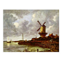 The Windmill At Wijk Bij Duurstede [1]. By Jacob I postcards
