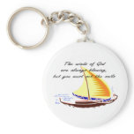 The winds of God are always blowing Keychain