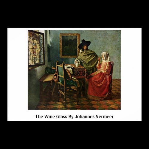 The Wine Glass By Johannes Vermeer Print