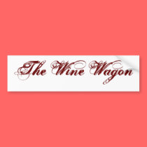 The Wine Wagon bumper stickers