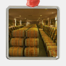 The winery, barrel aging cellar - Chateau Baron Christmas Ornaments