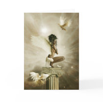 the winged being cards by AutumnsGoddess the winged being cards
