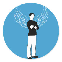 The Winged Borrower stickers by ObsessionDesign The Winged Borrower stickers