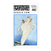 The-Winged-Horse postage stamp