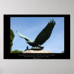 The wings of an eagle print