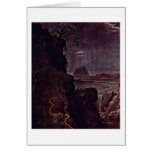 The Winter Detail By Nicolas Poussin Greeting Cards