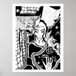 The Wise One original drawing Posters