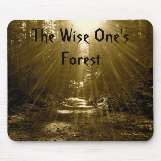 The Wise One's Forest Mousepad
