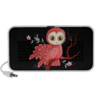 The Wistful Owl Doodle Speaker doodle