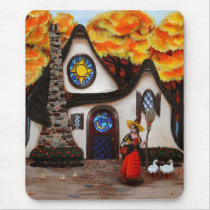 The Witch and her Geese mousepads