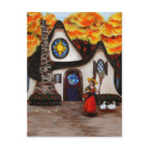 The Witch and her Geese postcards