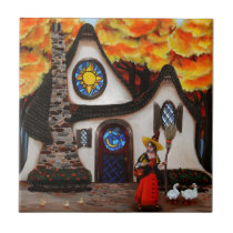 The Witch and her Geese tiles