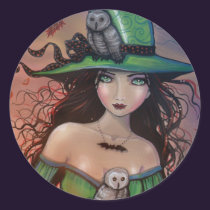 The Witch and th Owls Stickers stickers