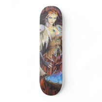 The witch cooks for Halloween - Skate Board Deck