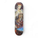 The witch cooks for Halloween - Skate Board Deck