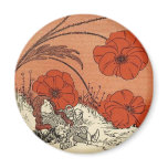 The Wizard of Oz Dorothy and Toto in the Poppy Fie Magnet