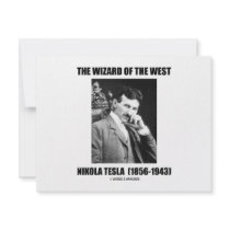 The Wizard Of The West (Nikola Tesla) invitations