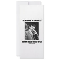 The Wizard Of The West (Nikola Tesla) rack cards