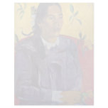 The Woman With The Flower By Gauguin Paul letterhead