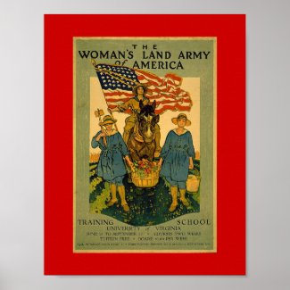 The Women's Land Army print