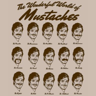 The Wonderful World of Mustaches Shirt shirt