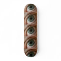 the wondering eyes Skateboard by holycrocodile the wondering eyes Skateboard