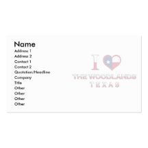 The Woodlands, Texas Business Card Templates