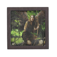 The Woods Huntress Archer Fairy Keepsake Box Premium Trinket Boxes
